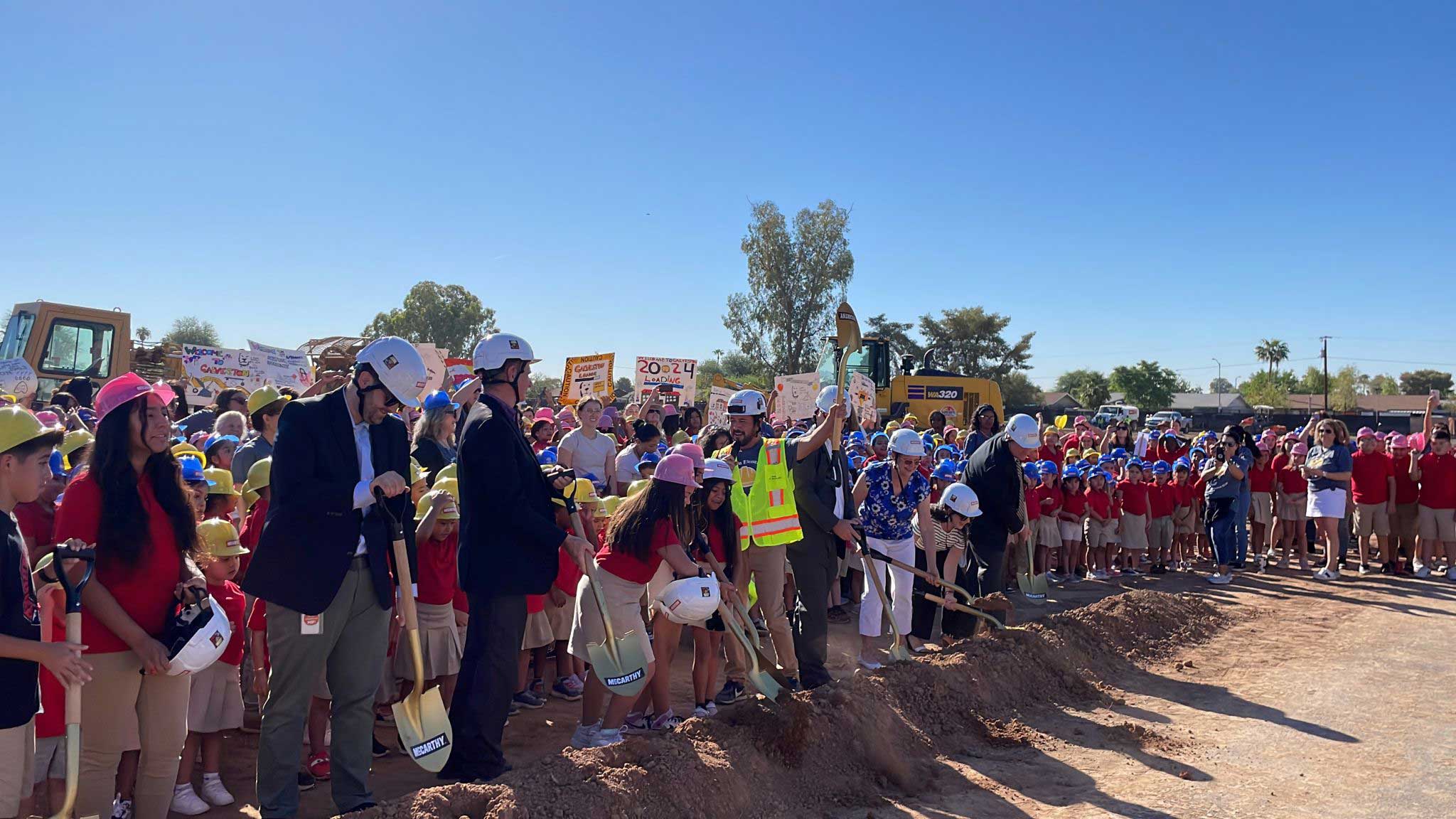 Galveston Elementary Broke Ground!