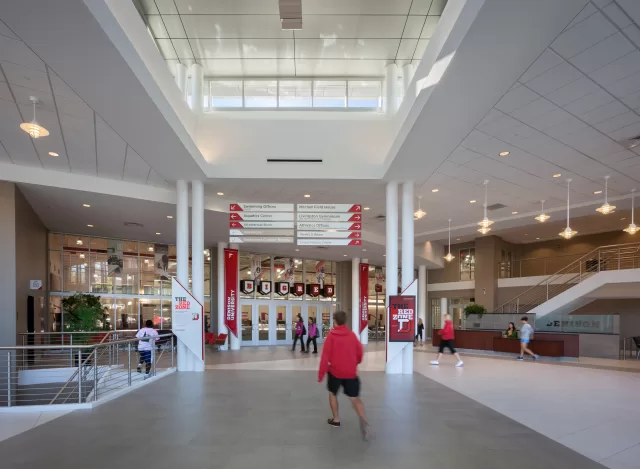 Denison Rec & Athletic Center Lobby